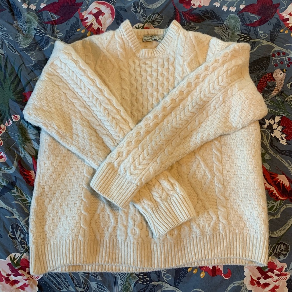 Irish Wool Fisherman’s Sweater